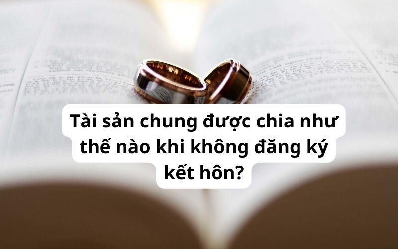 Cách chia tài sản chung khi không đăng ký kết hôn ra sao? Cách chia tài sản chung khi không đăng ký kết hôn ra sao?