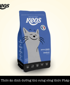 [Keos]Hạt cho mèo mọi lứa tuổi vị hải sản (350gr - 7kg)