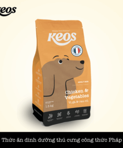 [Keos] Hạt cho chó trưởng thành, vị gà rau củ (1.5kg- 9kg)