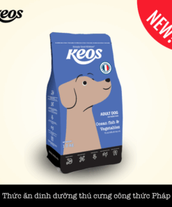 [Keos] Hạt cho chó trưởng thành vị cá biển & rau củ (1.5kg)