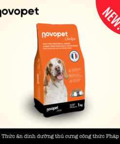 [Novopet] Hạt cho chó trưởng thành - Vị thịt gà (1kg)
