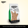 KEOS+ Thức Ăn Cho Chó Trưởng Thành Giàu Năng Lượng – Vị Gà & Cừu (Tổng 9kg | 6 Túi x 1.5kg)